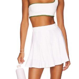 WeWoreWhat Tennis Skort- Optic White- Size M- NWT